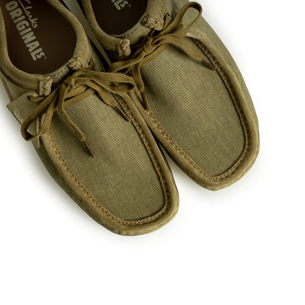 Wallabee Olive Canvas | Olive