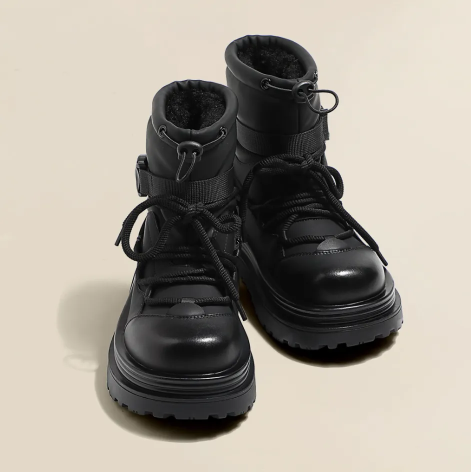 Waterproof Non-slip Cotton Martin Boots
