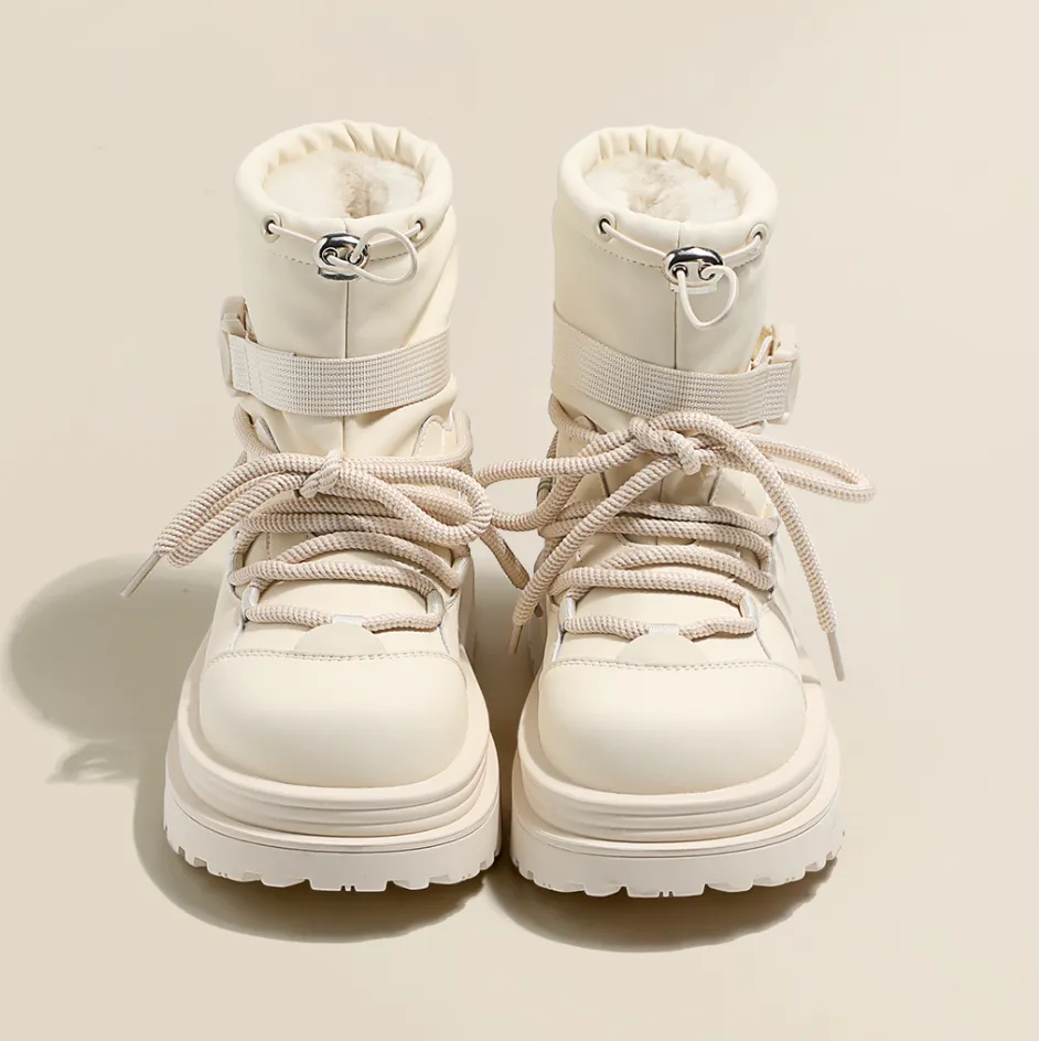 Waterproof Non-slip Cotton Martin Boots