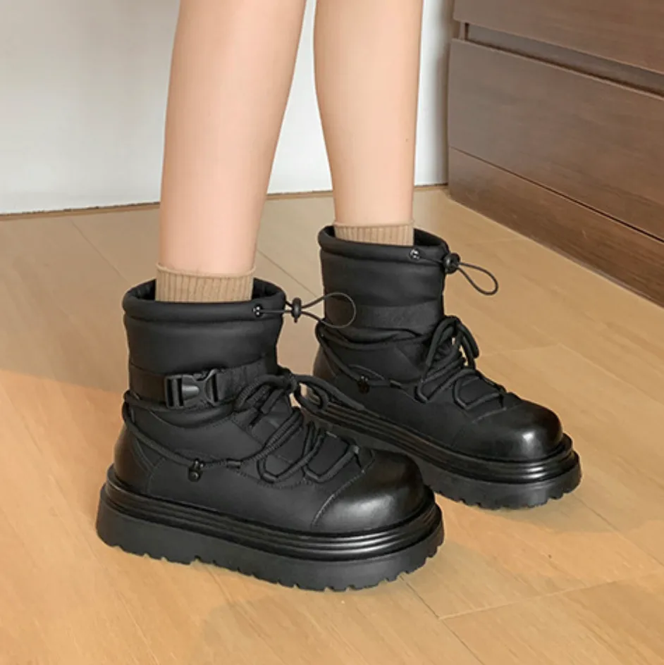 Waterproof Non-slip Cotton Martin Boots