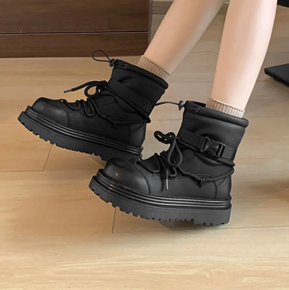 Waterproof Non-slip Cotton Martin Boots
