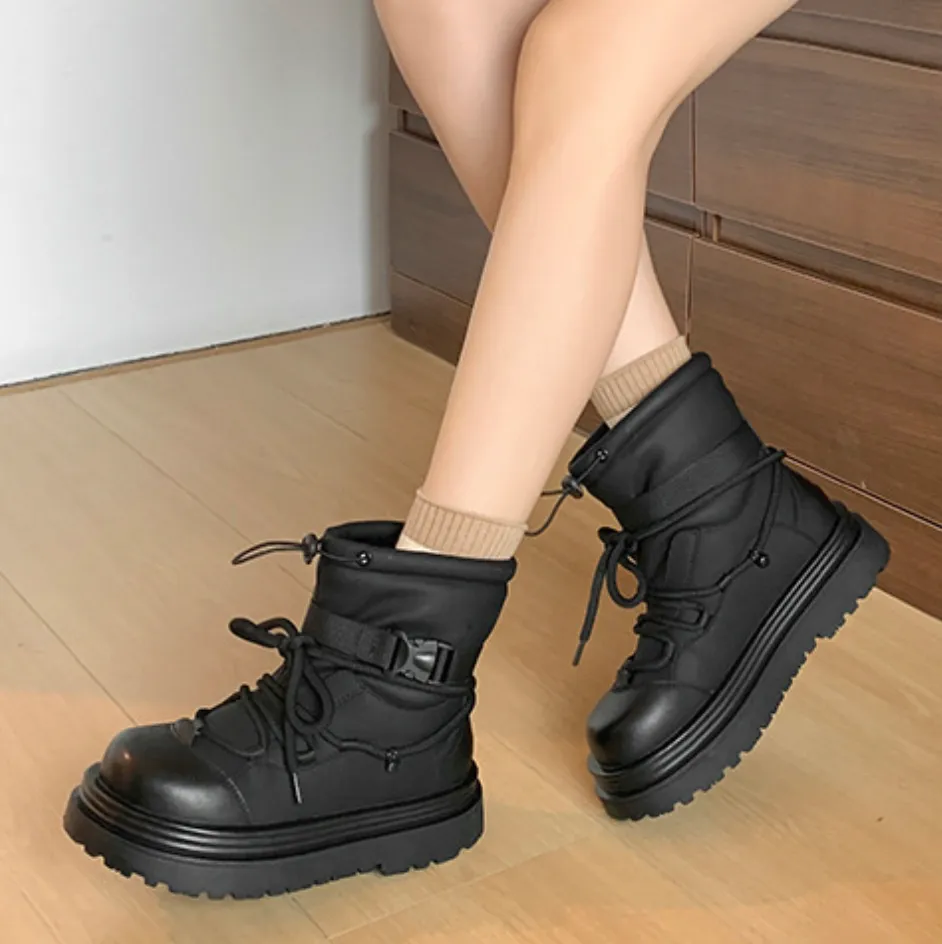 Waterproof Non-slip Cotton Martin Boots