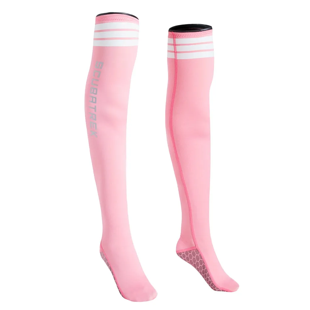 Women Wetsuit 1.5mm Long Diving Sock Warm Non-Slip Stocking Boot Water Shoes Snorkeling Surfing Neoprene Water Shoes Dive Gear
