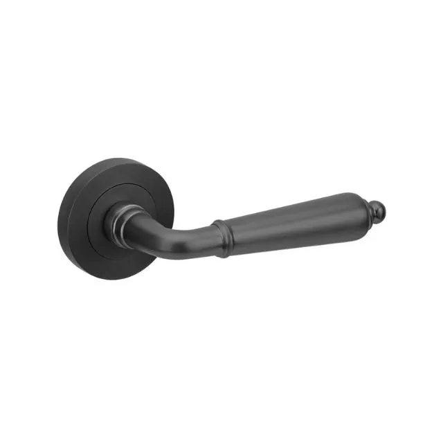 Zanda Oxford Entrance Set 60mm Key/Turn Matte Black