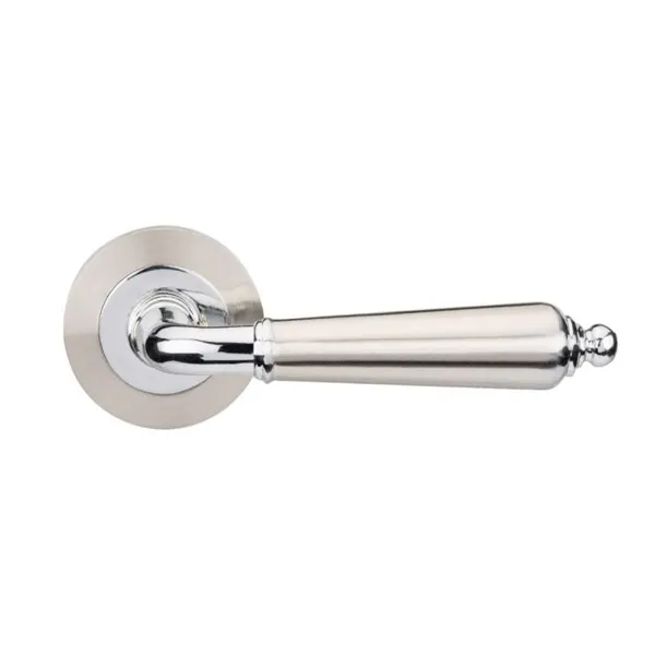 Zanda Oxford Entrance Set 70mm Key/Turn Brushed Nickel/Chrome