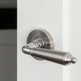 Zanda Oxford Entrance Set 70mm Key/Turn Brushed Nickel/Chrome